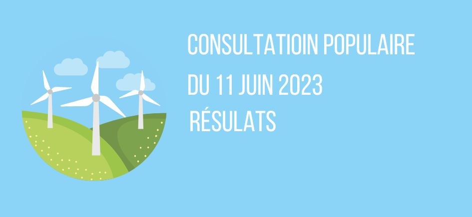 Consultation populaire du 11 juin 2023 - Résultats